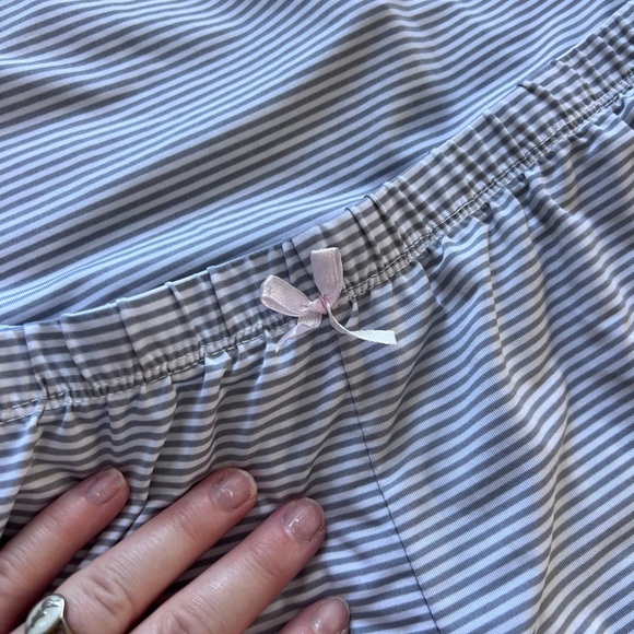 Laura Ashley Striped Pajama Set - Picture 2 of 5